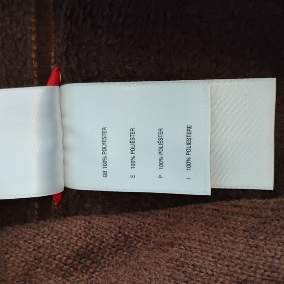 North Face Women's Crescent Ridge Shawl Collar Fleece Pullover Brown Large NWT - Picture 5 of 10